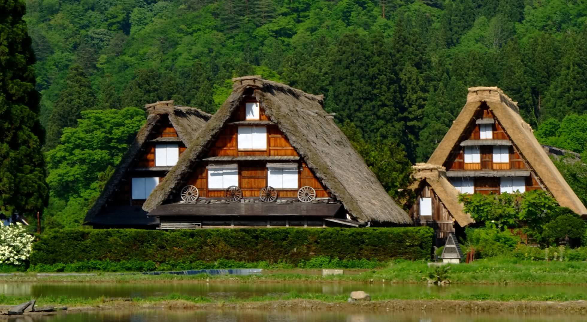 Moradias Gassho-Zukuri | Aldeias históricas de Shirakawa-go, Província de Gifu