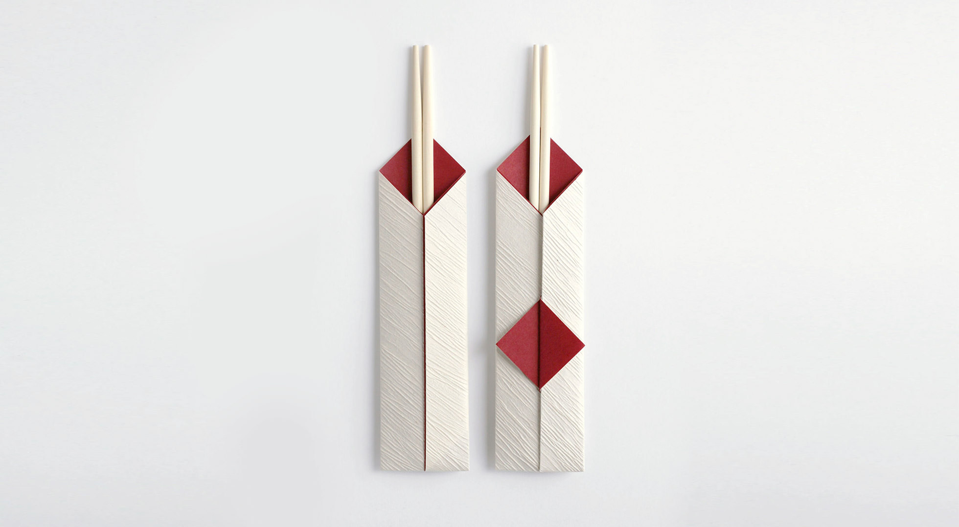 Dois pares de hashi em embrulho comemorativo | Origata Design Institute